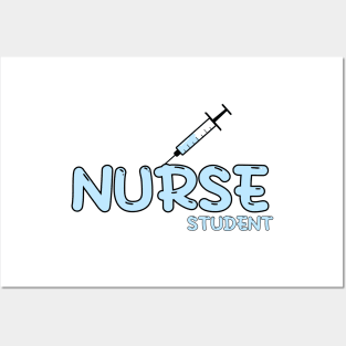 Nurse Student Blue Posters and Art